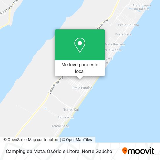Camping da Mata mapa