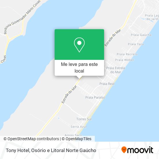 Tony Hotel mapa
