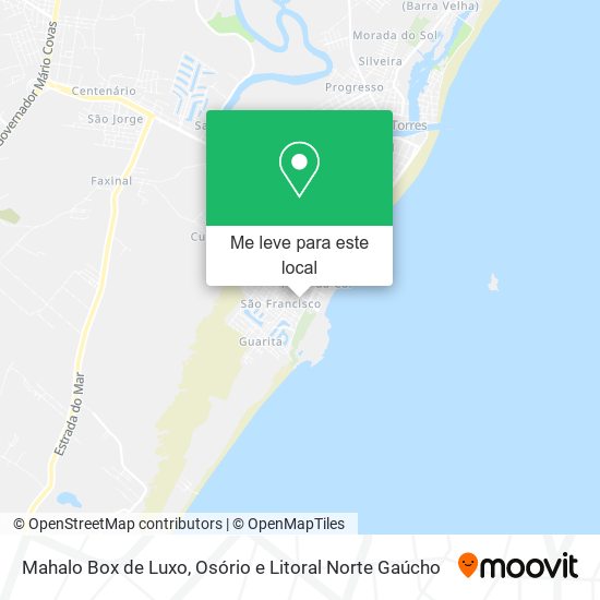 Mahalo Box de Luxo mapa