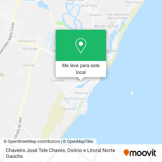 Chaveiro José Tele Chaves mapa