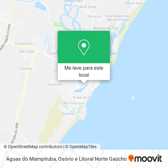 Águas do Mampituba mapa