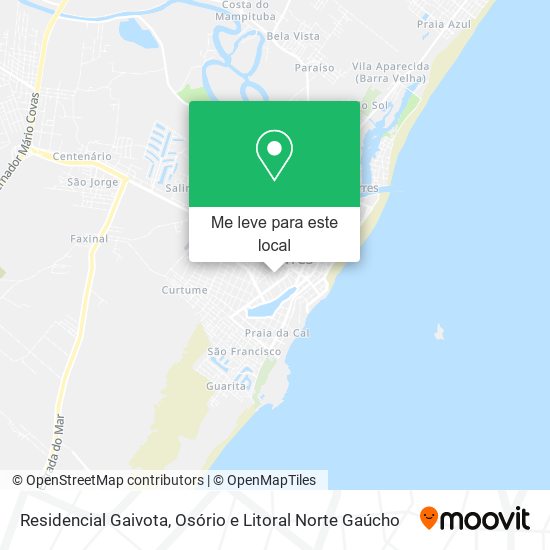 Residencial Gaivota mapa