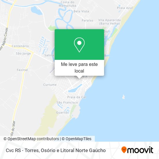 Cvc RS - Torres mapa
