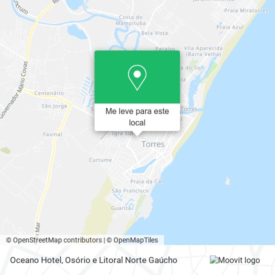 Oceano Hotel mapa