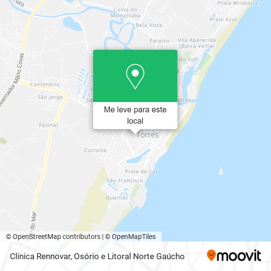 Clínica Rennovar mapa