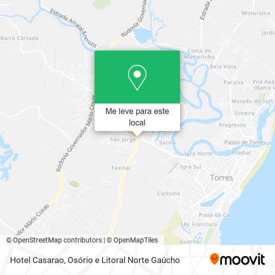 Hotel Casarao mapa