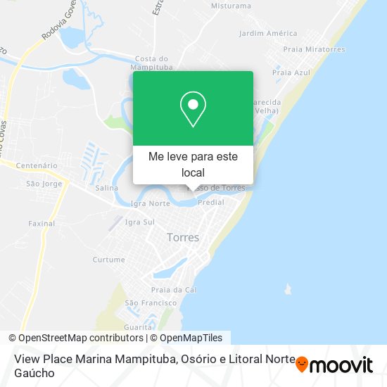 View Place Marina Mampituba mapa