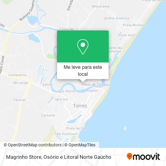 Magrinho Store mapa