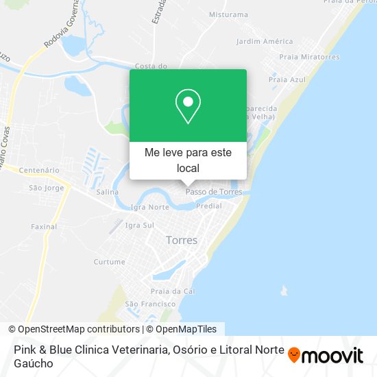 Pink & Blue Clinica Veterinaria mapa
