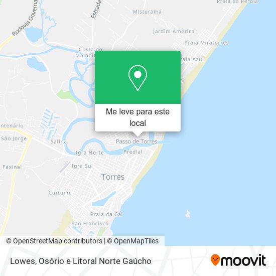 Lowes mapa