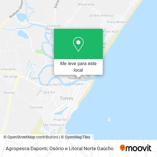Agropesca Daponti mapa