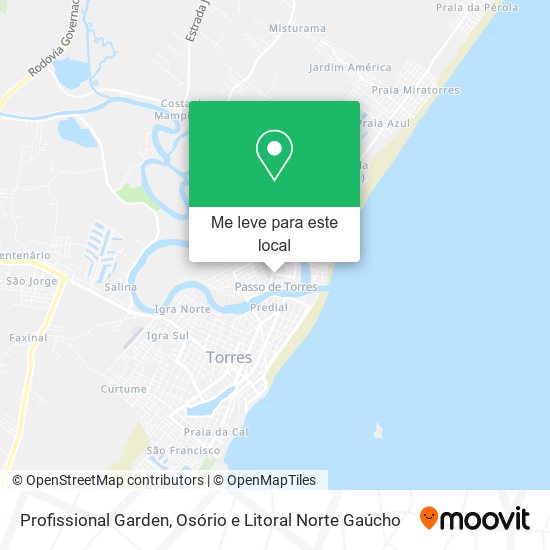 Profissional Garden mapa