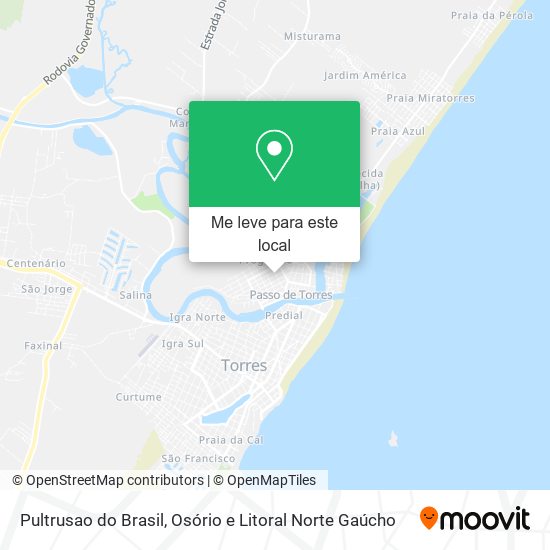 Pultrusao do Brasil mapa