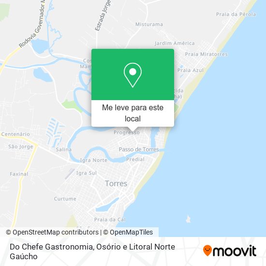 Do Chefe Gastronomia mapa