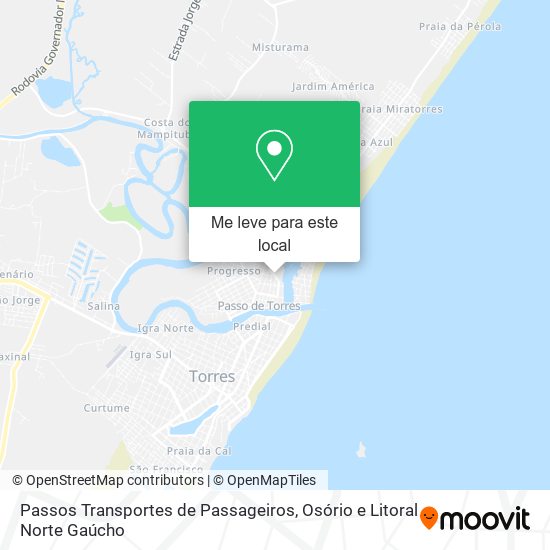 Passos Transportes de Passageiros mapa