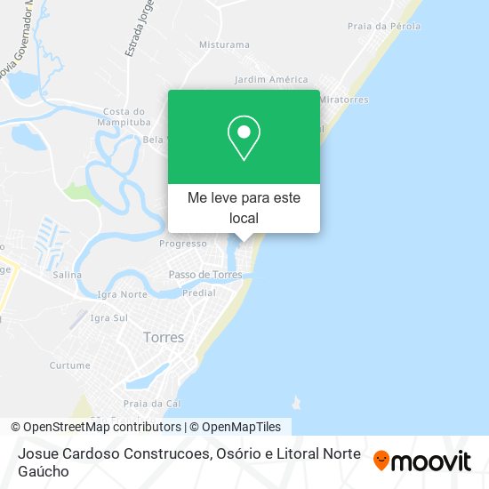 Josue Cardoso Construcoes mapa