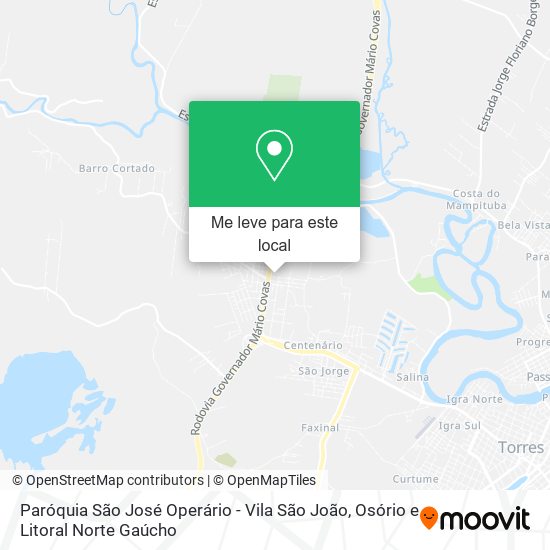 Paróquia São José Operário - Vila São João mapa