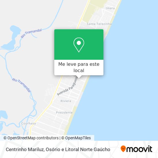 Centrinho Mariluz mapa