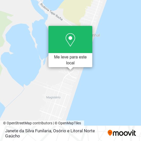 Janete da Silva Funilaria mapa
