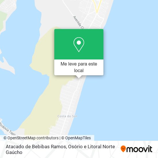 Atacado de Bebibas Ramos mapa