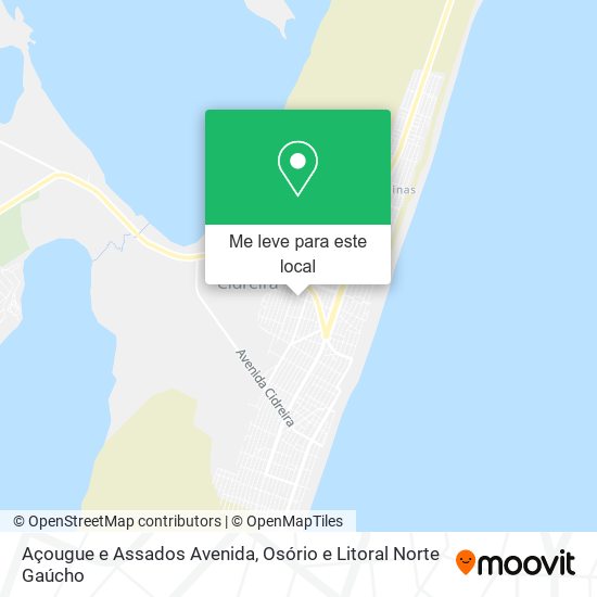 Açougue e Assados Avenida mapa