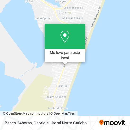 Banco 24horas mapa