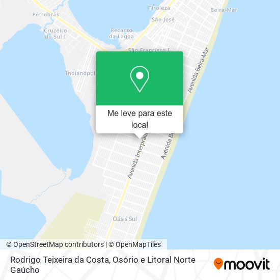 Rodrigo Teixeira da Costa mapa