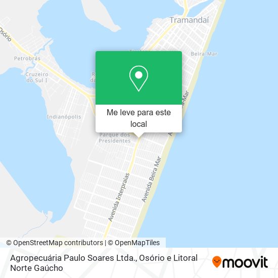 Agropecuária Paulo Soares Ltda. mapa