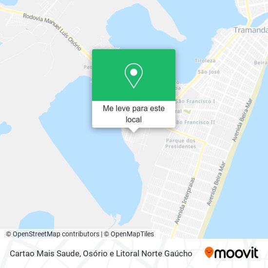 Cartao Mais Saude mapa