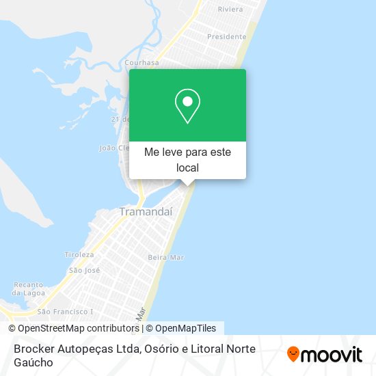 Brocker Autopeças Ltda mapa