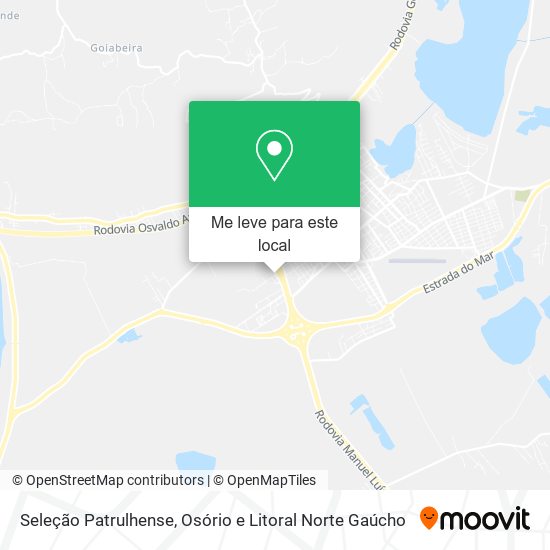 Seleção Patrulhense mapa