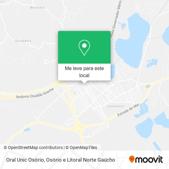 Oral Unic Osório mapa