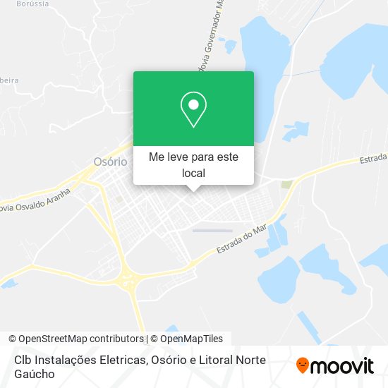 Clb Instalações Eletricas mapa