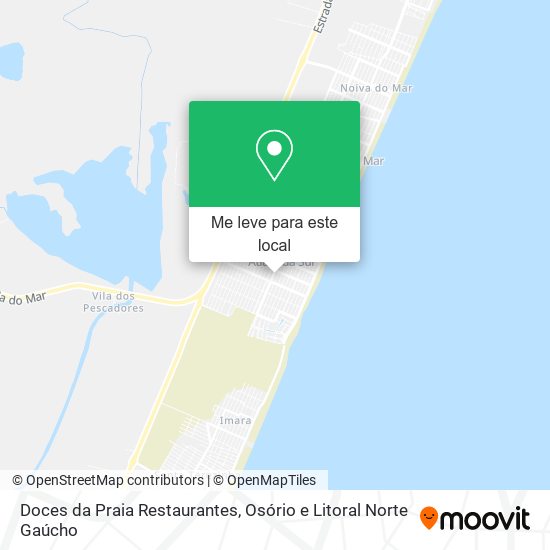 Doces da Praia Restaurantes mapa