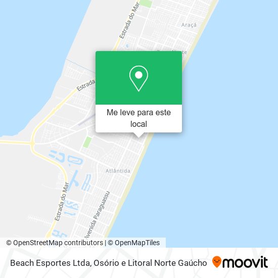 Beach Esportes Ltda mapa