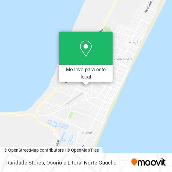 Raridade Stores mapa