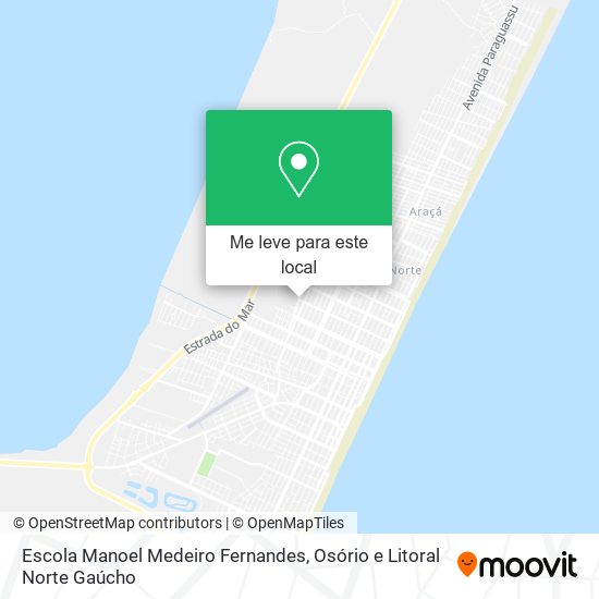 Escola Manoel Medeiro Fernandes mapa