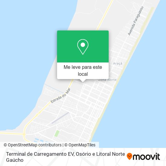 Terminal de Carregamento EV mapa