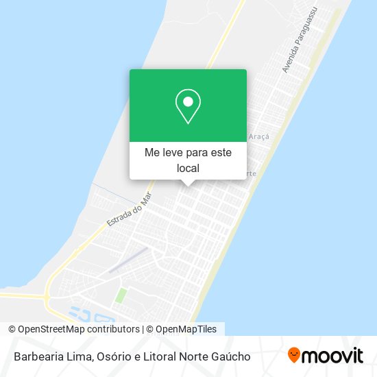 Barbearia Lima mapa