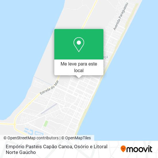 Empório Pastéis Capão Canoa mapa