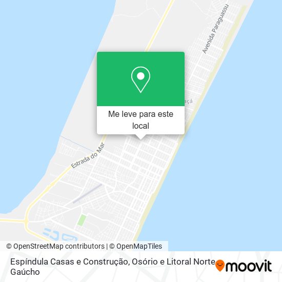 Espíndula Casas e Construção mapa