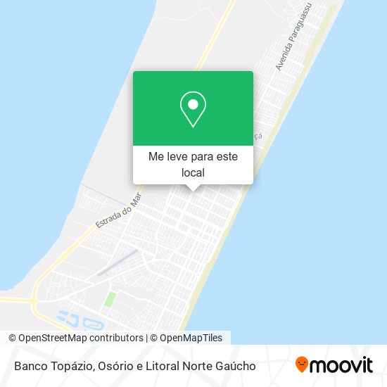 Banco Topázio mapa