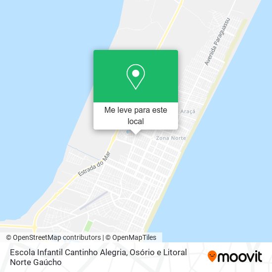 Escola Infantil Cantinho Alegria mapa