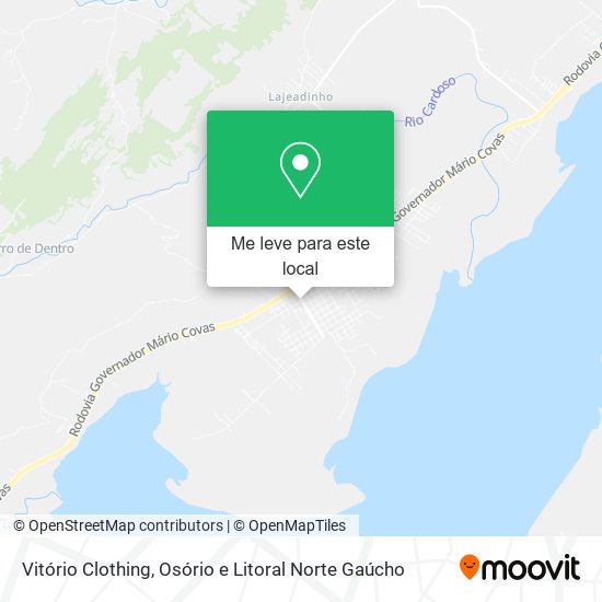 Vitório Clothing mapa
