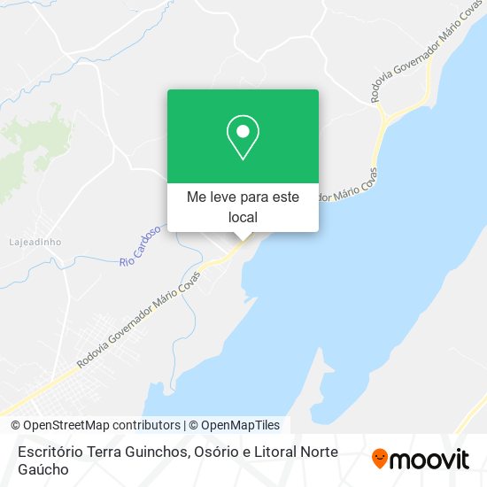 Escritório Terra Guinchos mapa