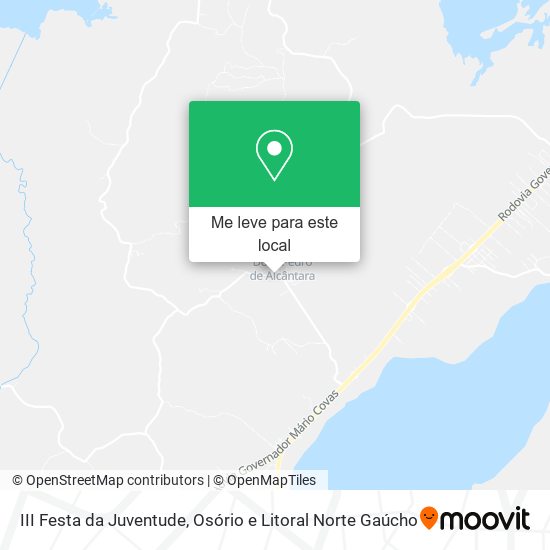 III Festa da Juventude mapa