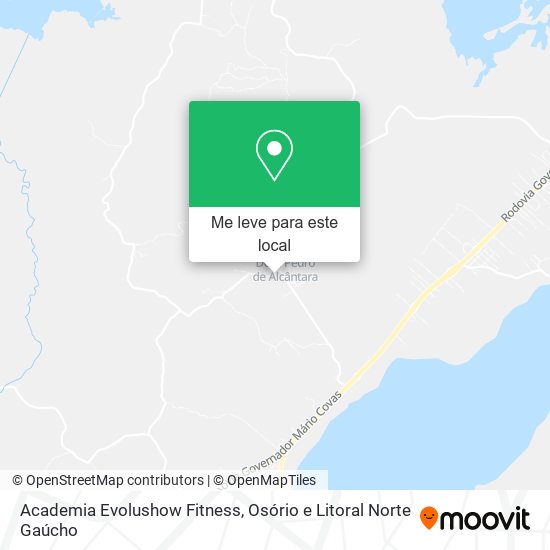 Academia Evolushow Fitness mapa