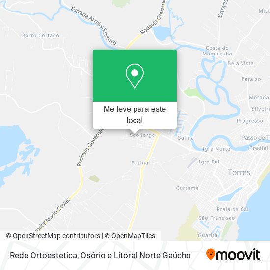 Rede Ortoestetica mapa