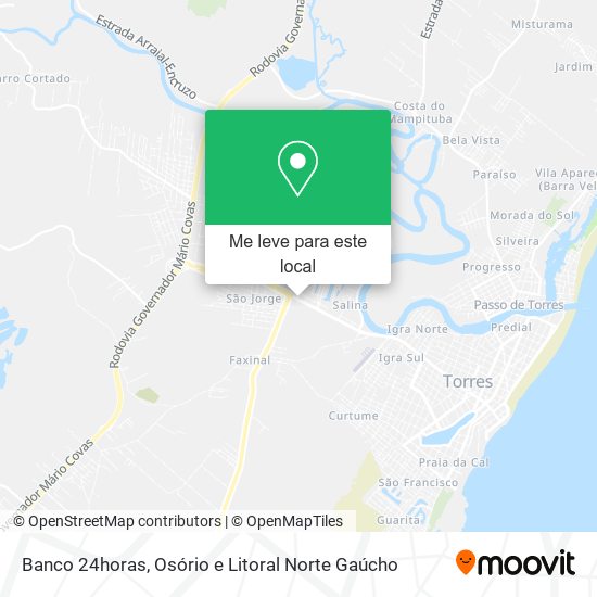 Banco 24horas mapa