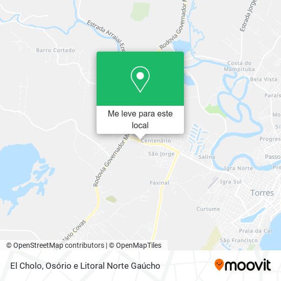 El Cholo mapa